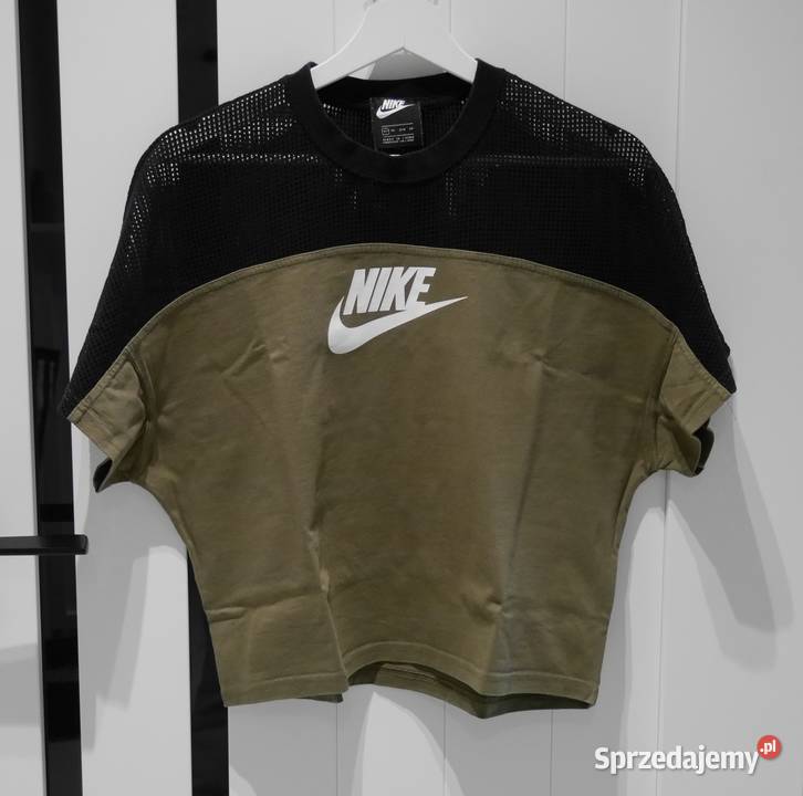 Nike świetny komplet khaki siateczka 34 XS Bez wzoru Wrocław sprzedam