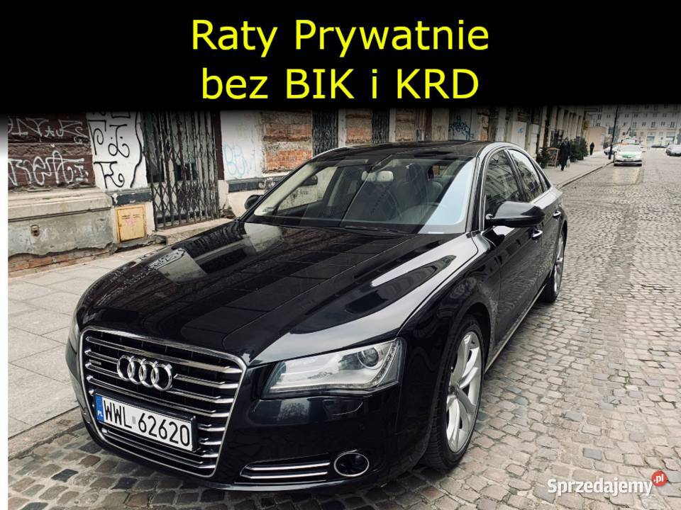 Audi A8 Raty Prywatnie 4x4 Automat Zadbany A8 A8 dolnośląskie Wrocław