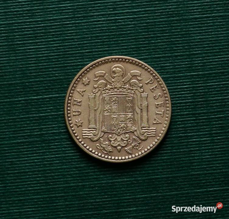 HISZPANIA 1 peseta 1963r 66 w gwiazdce Gliwice