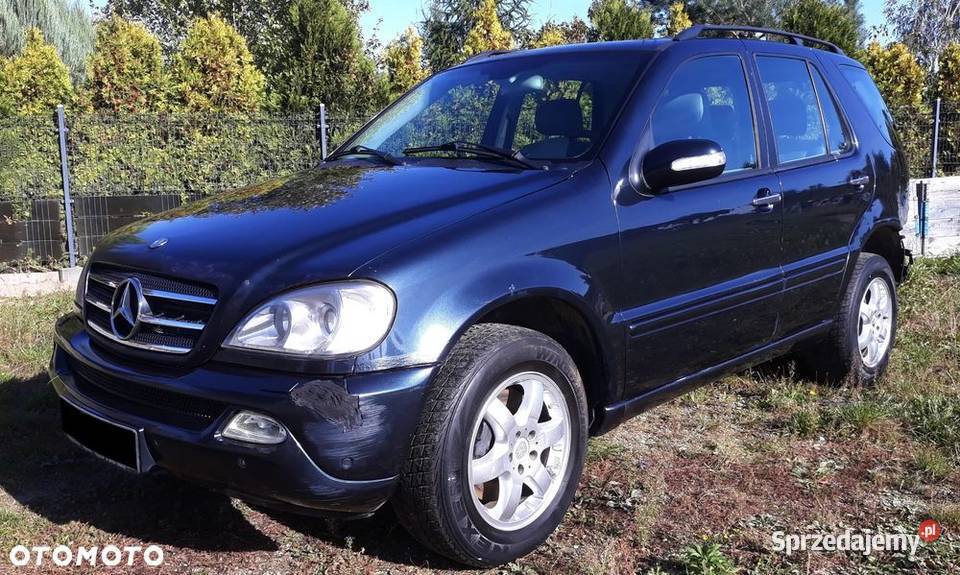 Mercedes ML 400CDI W163 FL liftingu uszkodzony dolnośląskie sprzedam