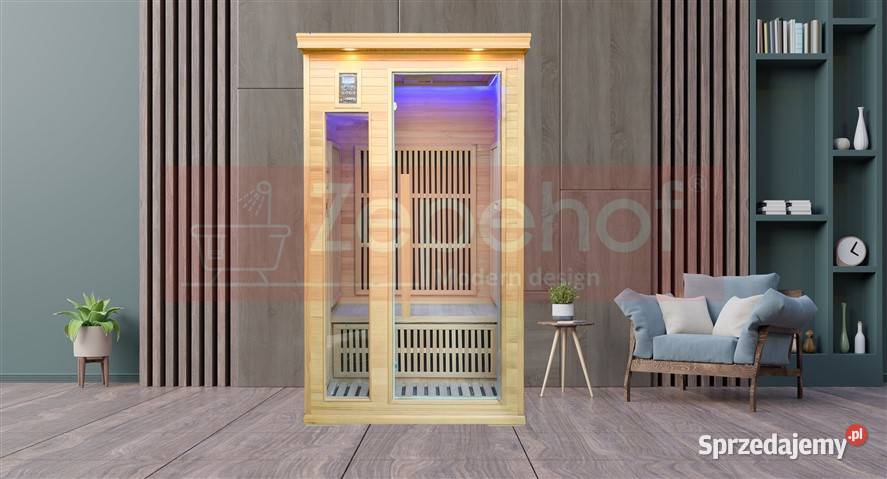 Sauna fińska sucha na podczerwień 1200x1050mm Grabówka