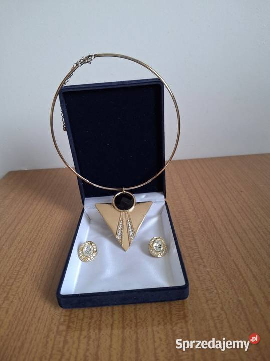 Sprzedam zestaw piękny choker z klipsami w Lublin sprzedam