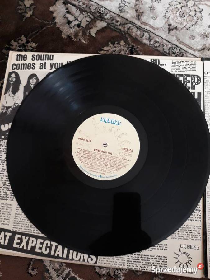 z klasyki hard rocka URIAH HEEP Live 1973orginał 2 płyty Rzeszów