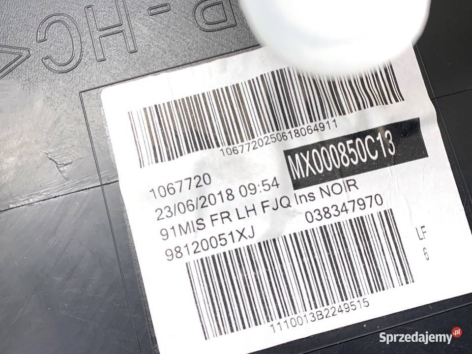 BOCZEK DRZWI LEWY PRZÓD PEUGEOT 2008 I Hatchback osobowe Boczne (drzwi)