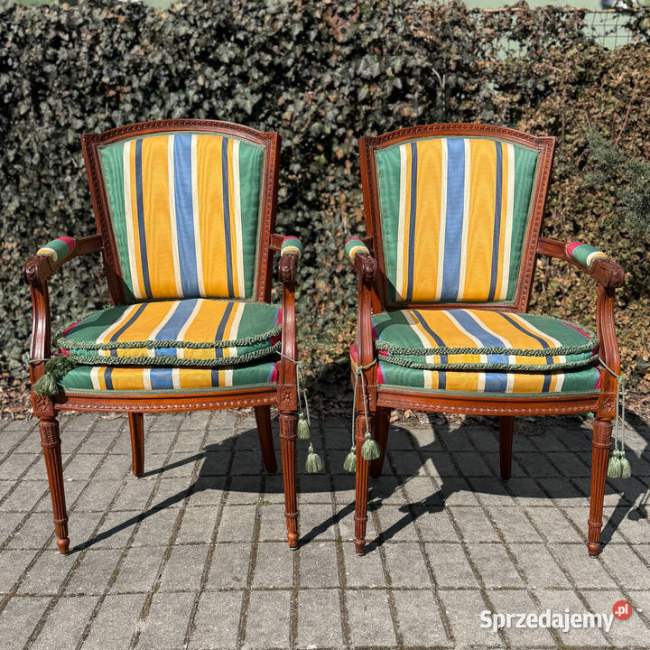 ARTexpert Para Francuskich foteli Ludwik XVI