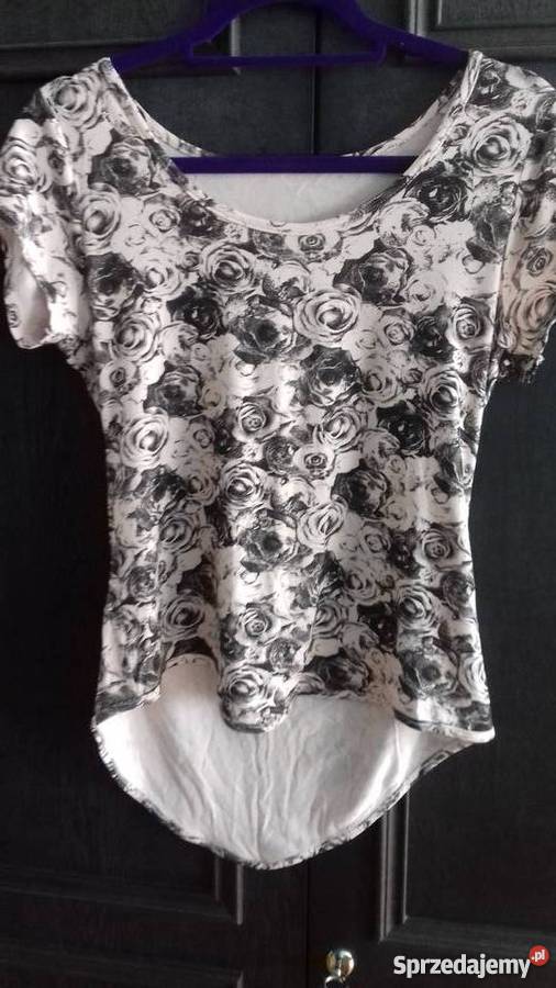 Bluzka w różyczki z długim tyłem Iława