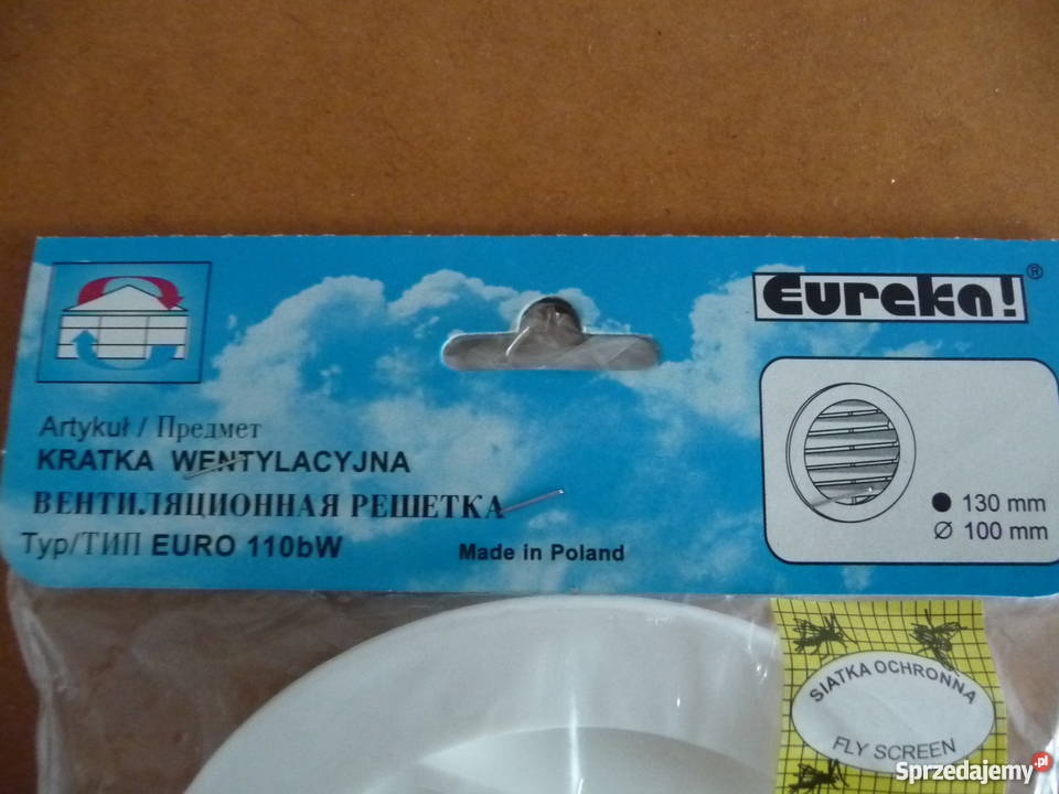 Kratka wentylacyjna EURO 110bW firmy Eureka wielkopolskie Poznań