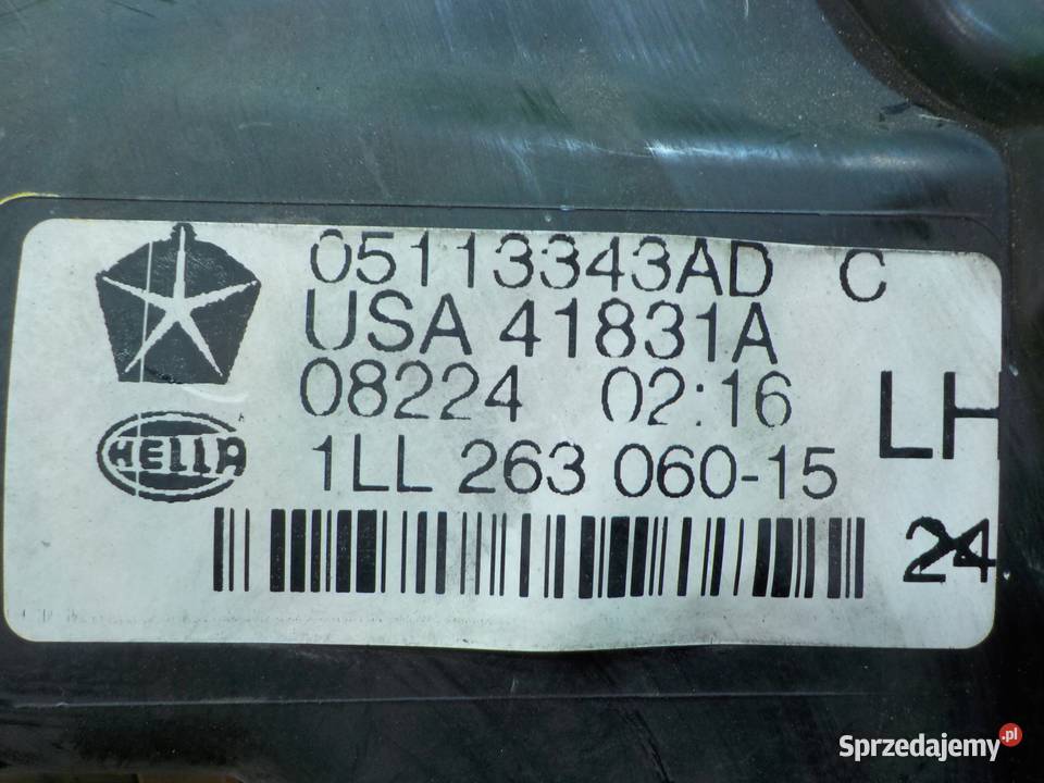 CHRYSLER GRAND VOYAGER V 10r 5D XENON lampa lewa osobowe Suków