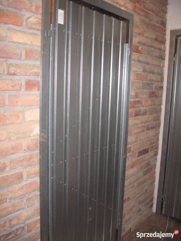 Drzwi metalowe stalowe piwniczne do piwnic z Metalowe Leszno