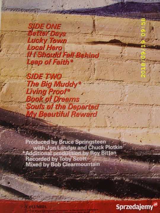 Rock LP BRUCE SPRINGSTEENLUCY TOWN Wołów