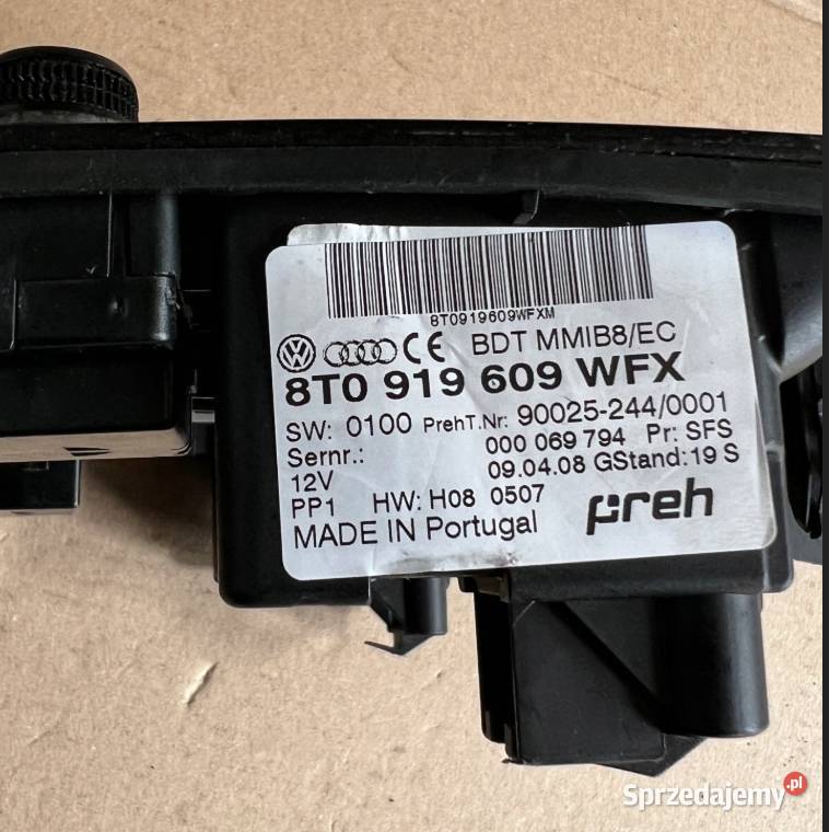 AUDI A4 B8 PANEL STEROWANIE MMI 8T0919609 WFX Kłodzko