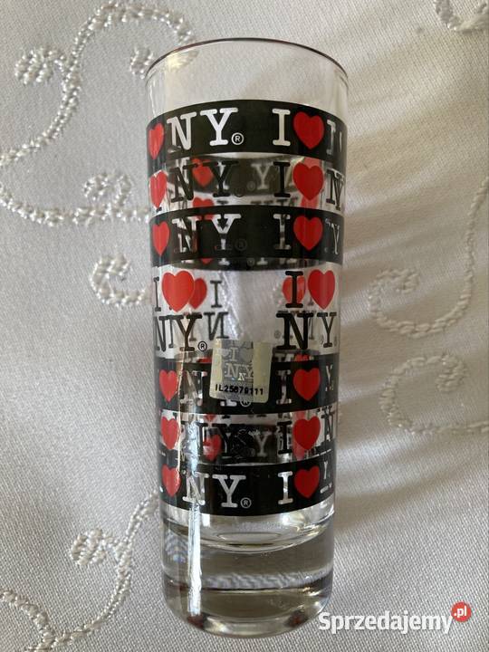 Kieliszek I Love NY USA Dekoracyjny Ozdobny Czerwionka-Leszczyny