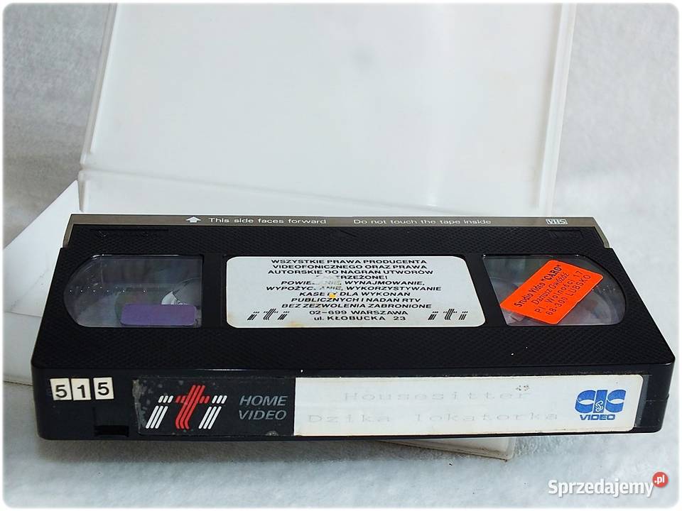 Kaseta VHS Dzika Lokatorka Housesitter Film na Żary