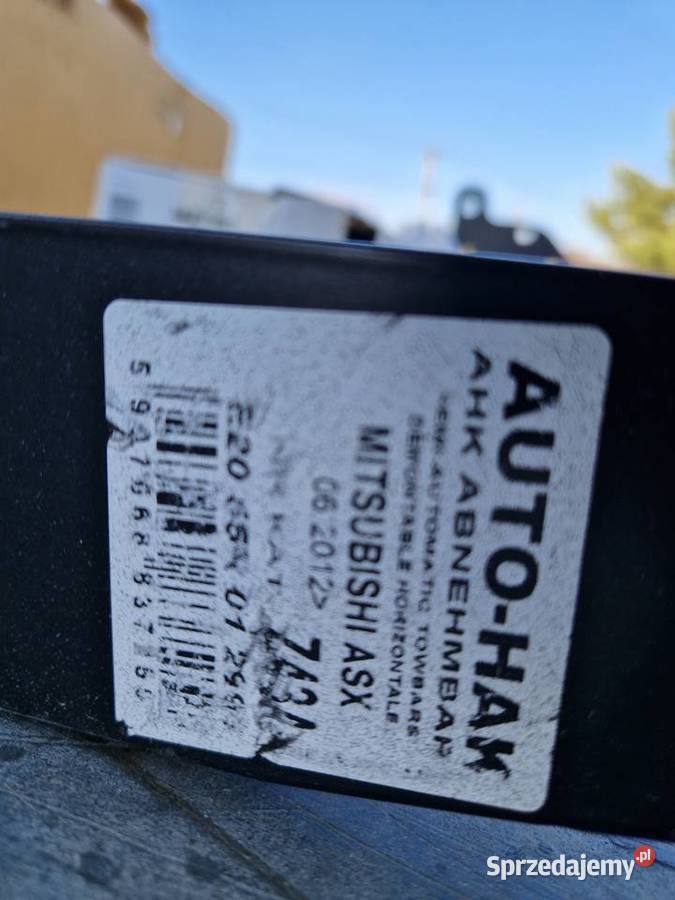 Mitsubishi ASX I hak NOWY ORG KPL Mielec