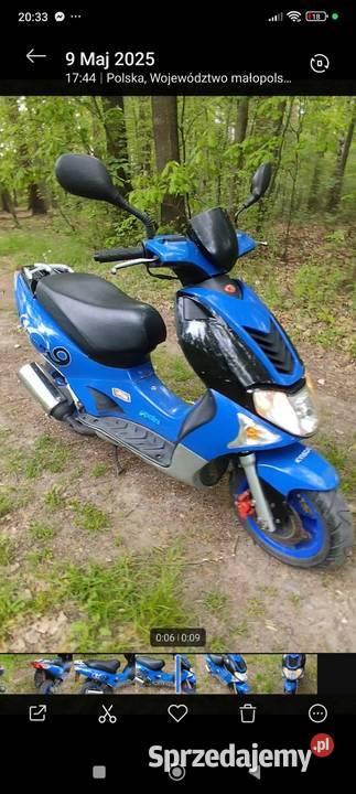 Skuter Kymco super 9 50cm3 małopolskie