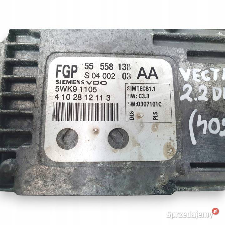 STEROWNIK SILNIKA Opel Vectra C 22 Direct lubelskie Chełm