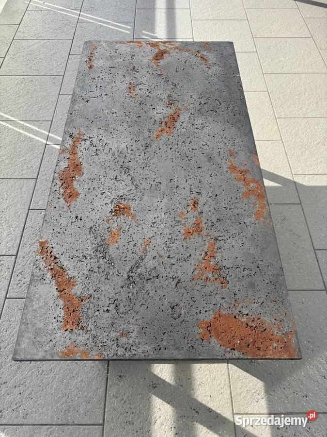 Stół ogrodowy stolik kawowy efekt rdzy małopolskie Rabka-Zdrój