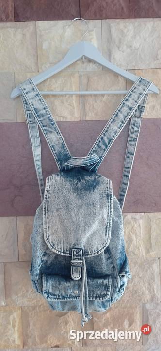 Plecak jeansowy marmurkowykolor Jasieniec