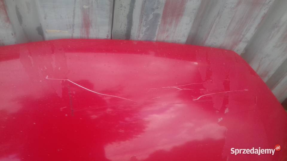 Maska pokrywa silnika Opel Corsa C 0006 czerwona małopolskie Kraków