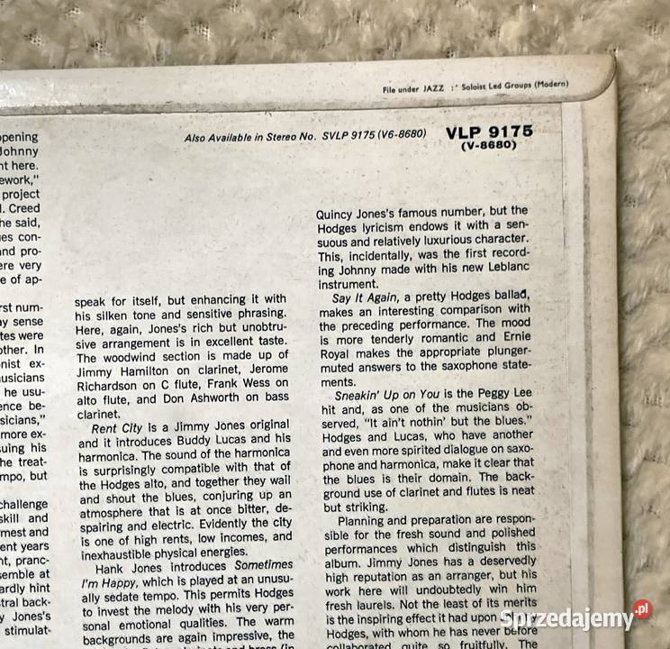 Johnny Hodges Blue Notes zachodniopomorskie Szczecin
