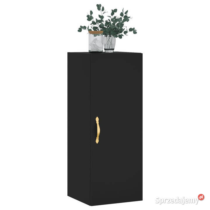 Szafka wisząca czarna 345x34x90 WM828837 mazowieckie