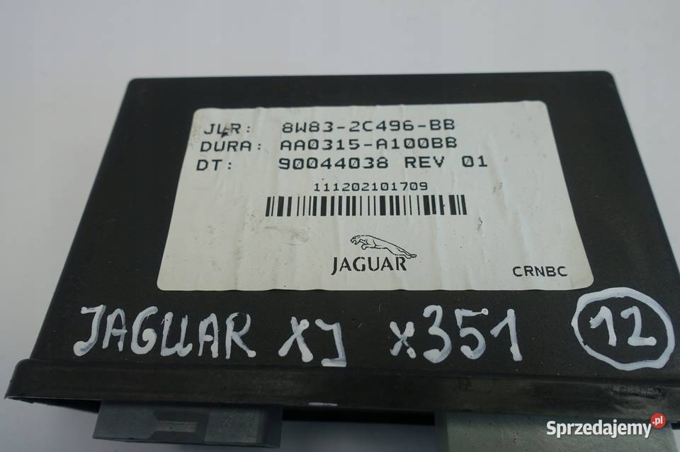 Jaguar XJ X351 MODUŁ sterownik 8W832C496BB Chełm sprzedam