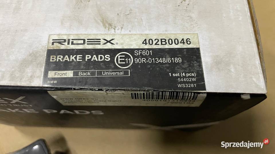 Klocki Hamulcowe Przód RIDEX 402B0046 BMW 1 E81 sprzedam
