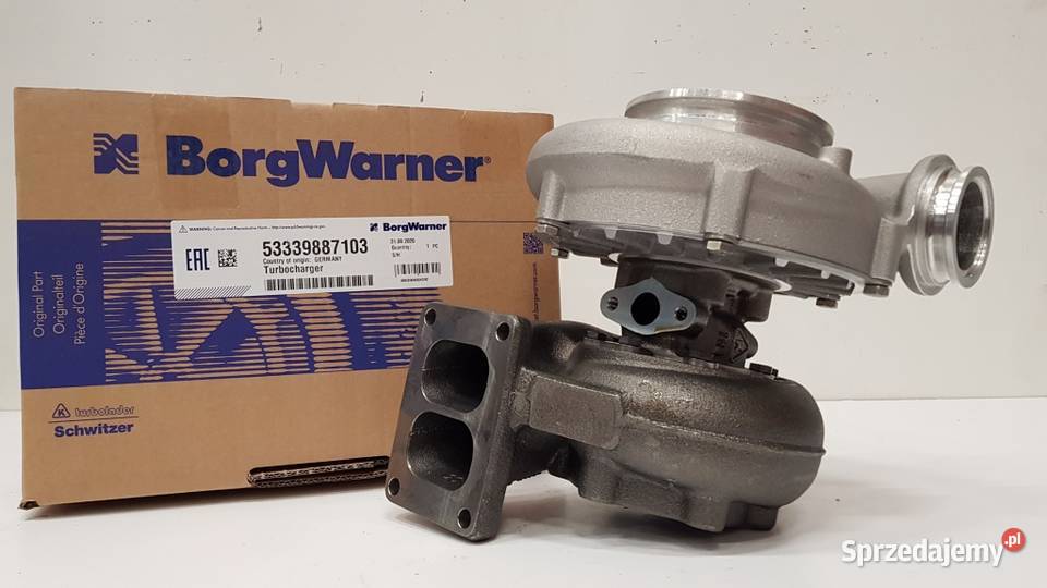 Nowa turbosprężarka BorgWarner KKK 53339887103 Siedlce