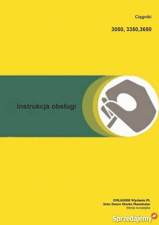 Instrukcja obsługi JD 3055 3355 3655 2250 2450 Szamotuły