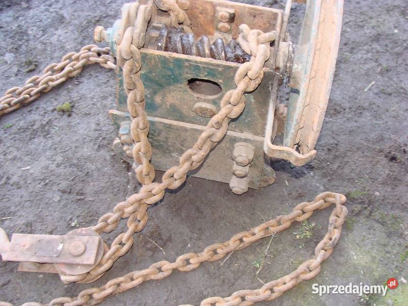 Wciągarka warsztatowa z PRLu Chojnice