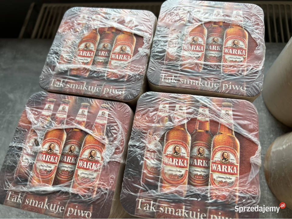 Podkładka pod piwo napój kubek piwna WARKA ok Birofilistyka Jasło