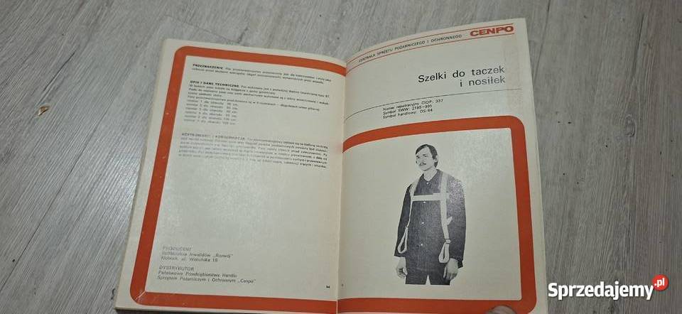 Unikatowy Katalog CENPO 1976 Sprzęt Ochrony Antykwariat Kalisz