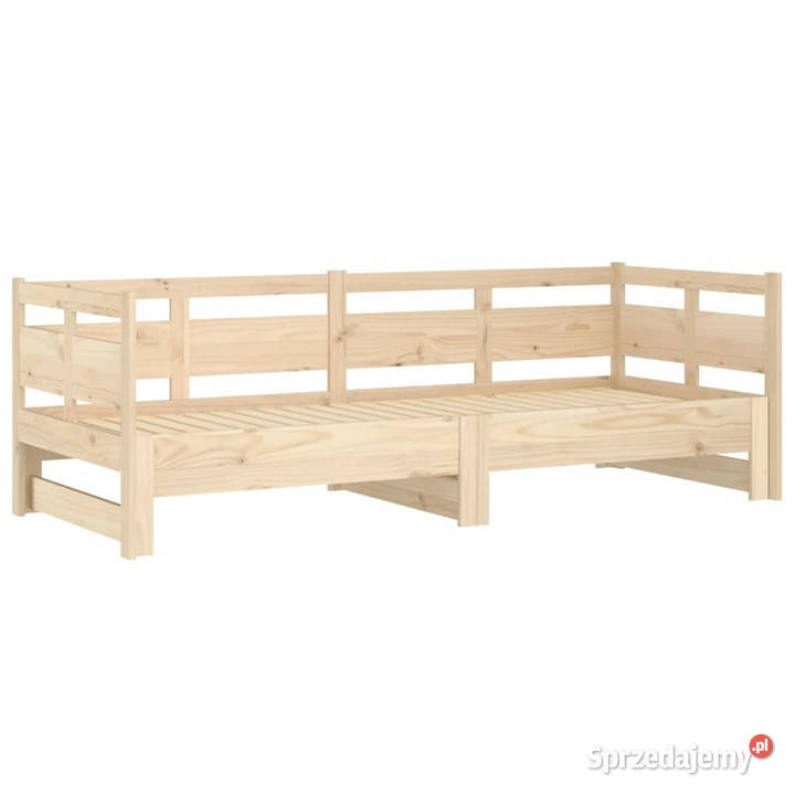 Łóżko rozsuwane lite drewno sosnowe 2x80x200 Warszawa
