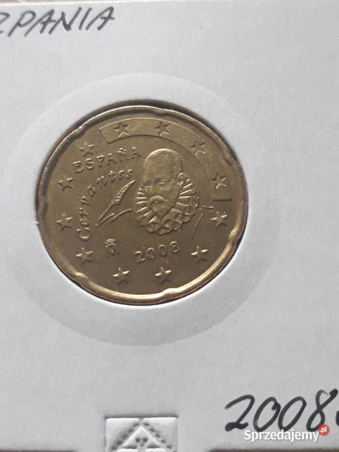 20 Eurocentów Hiszpania 2008 r Konin sprzedam