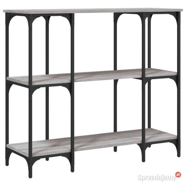 Stolik konsolowy szary dąb sonoma 102x35x90 mazowieckie Warszawa