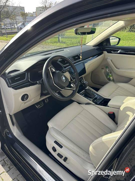 Skoda superb 20 tdi 200 Lk skórzana tapicerka Škoda Piła sprzedam