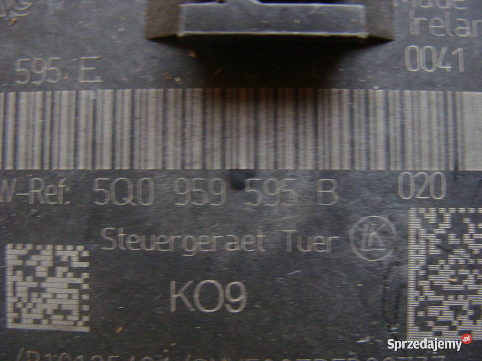VW GOLF 7 VII STEROWNIK MODUŁ DRZWI 5Q0959595B zachodniopomorskie Goleniów sprzedam