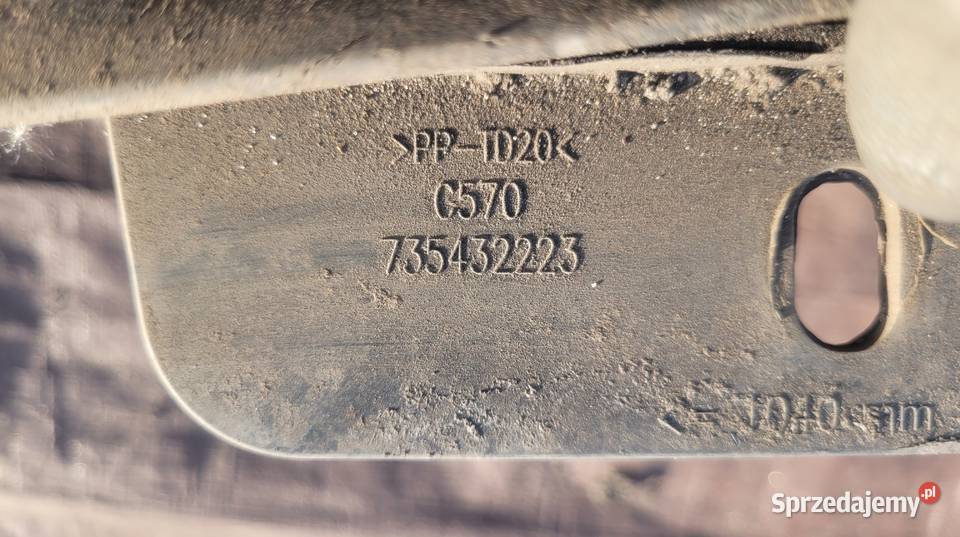 FIAT BRAVO II DOKŁADKA ZDERZAKA PRZÓD SPOILER Pozostałe Ruda Śląska