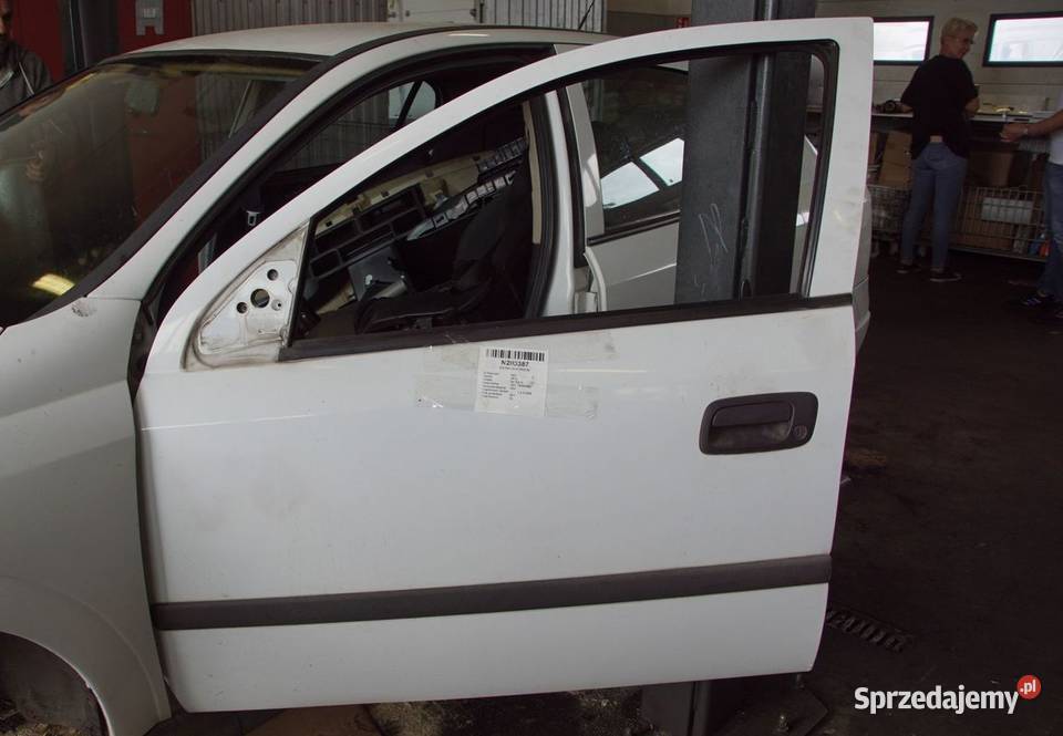 DRZWI LEWE PRZÓD OPEL ASTRA G 10L BIAŁY Pozostałe kujawsko-pomorskie sprzedam