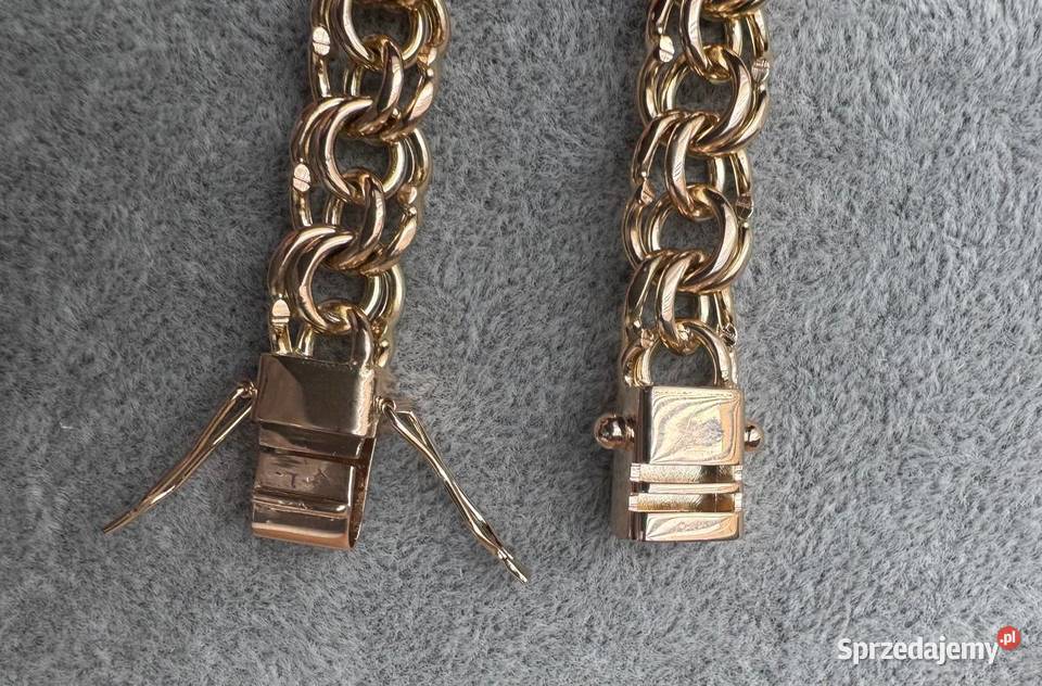 Złoty łańcuch Garibaldi 585 waga 10625 g długość Warszawa