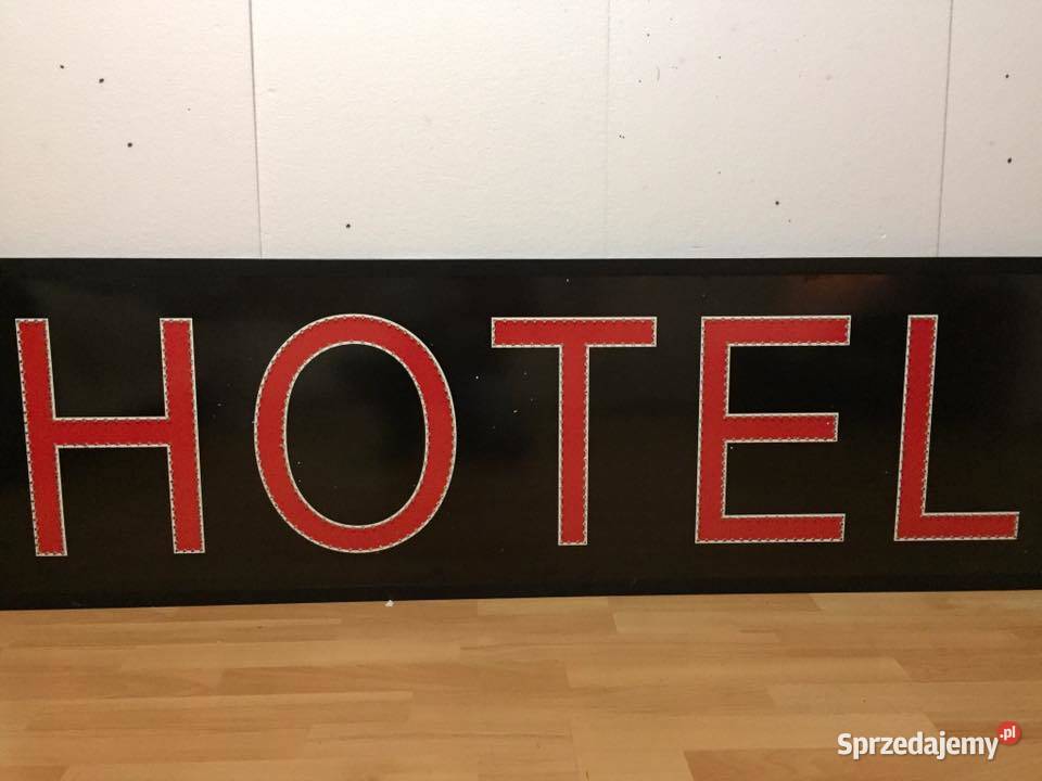 HOTEL 24h LED reklama mocne diody 260x50 Warszawa