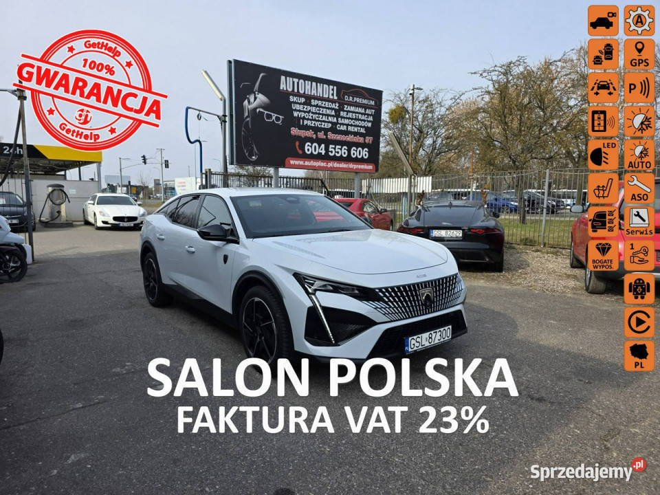 Peugeot 408 12 PureTech 130 Automat Kamera 360 gniazdo SD Słupsk