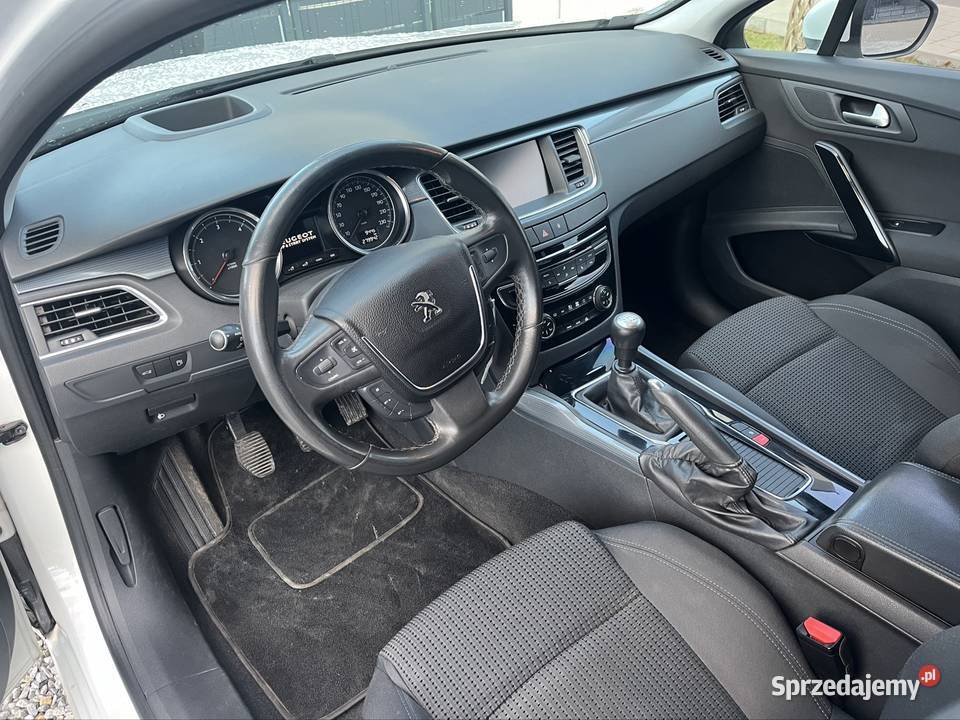 Peugeot 508 20BlueHdi 2014 Lift biały 508 dolnośląskie Oława