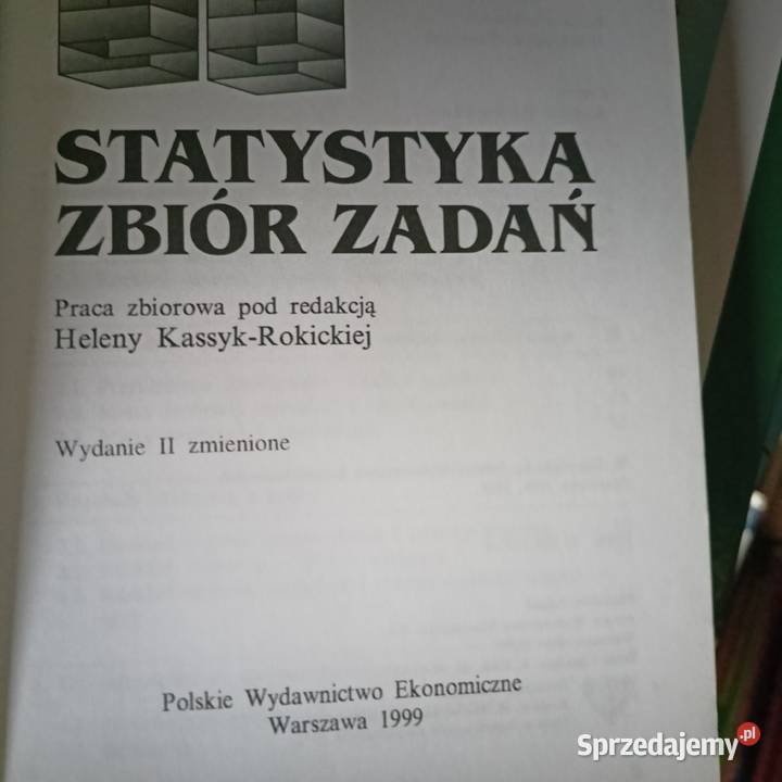 Statystyka zbiór zadań podręczniki szkolne Warszawa sprzedam
