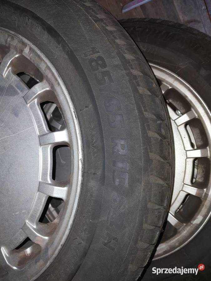 Felgi aluminiowe z oponami letnimi śląskie Sosnowiec sprzedam