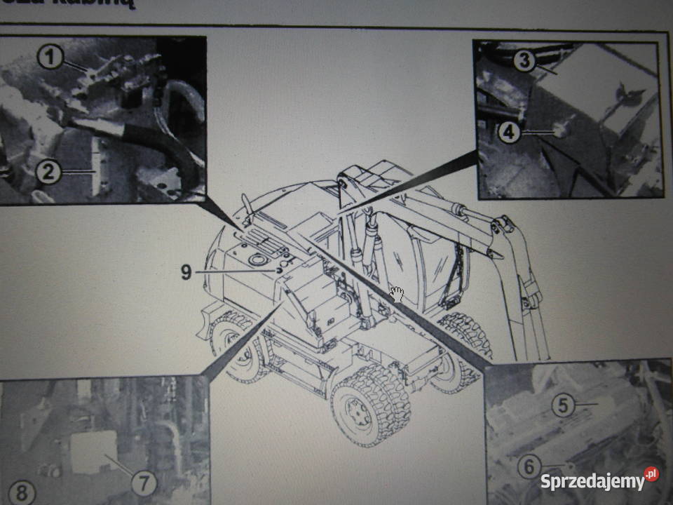dtr instrukcja obsługi koparka ATLAS TEREX 1605M