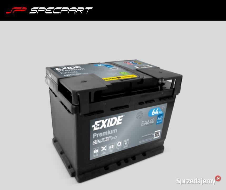 Akumulator Exide Premium 64Ah 640A Specpart Szczecin sprzedam