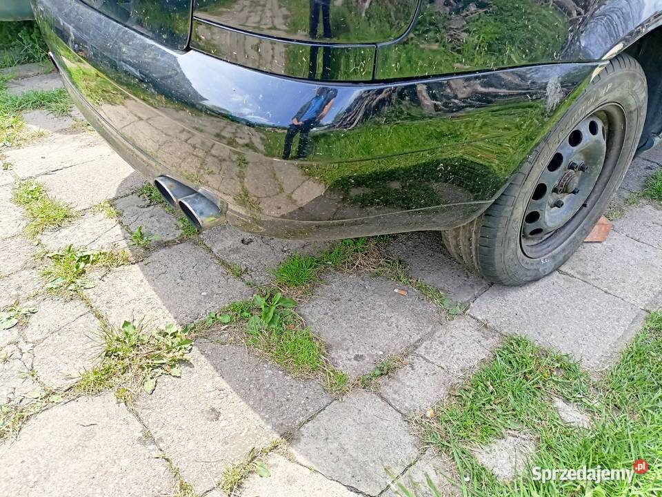 Zderzak Tył Podwójny Wydech Czarny Audi A4 B5 FL Myszków