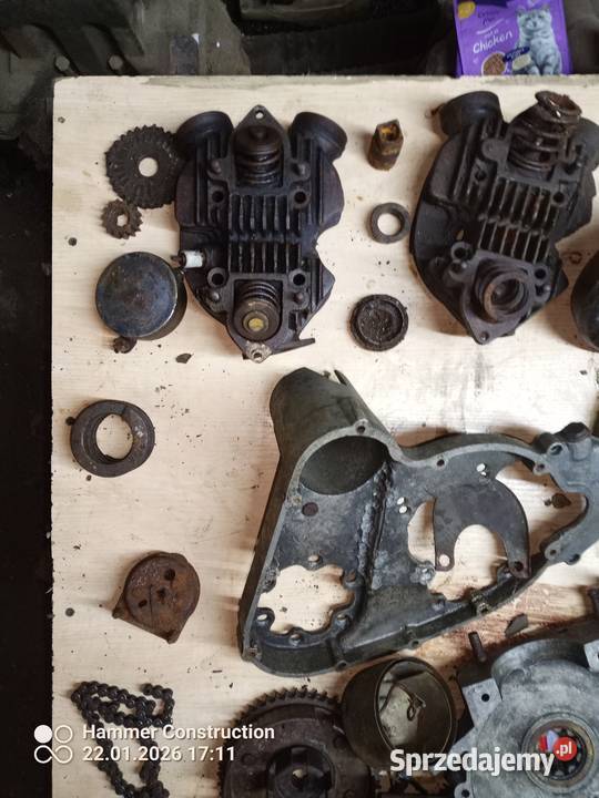 Silniki Standard REX 350 i Turen SV w częściach Trześń