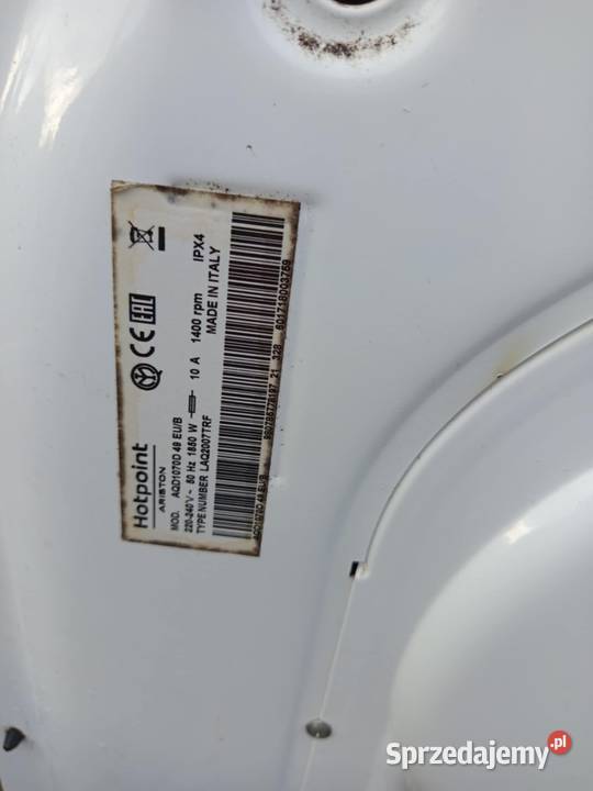 Pralko suszarka hot opony Ariston Tomaszów Lubelski